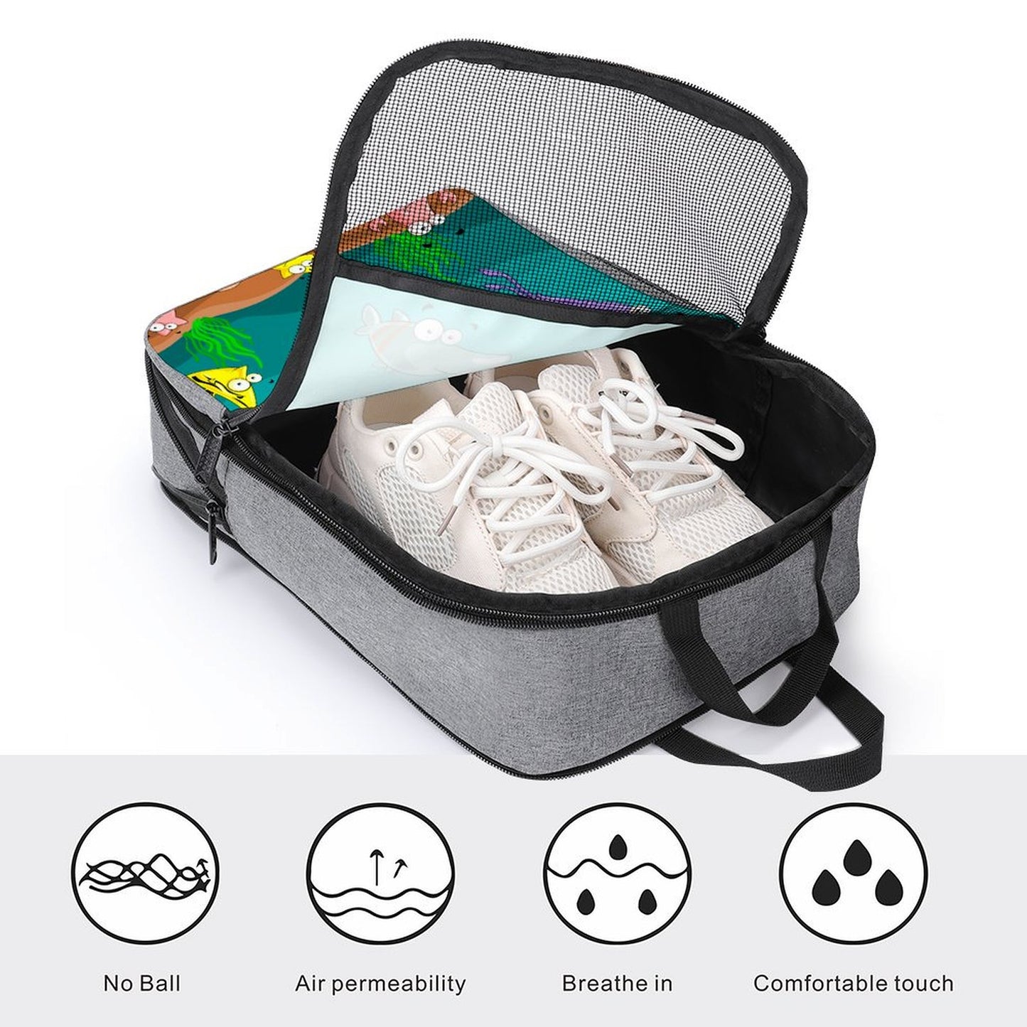 Custom Travel Shoe Bag | Personalized Organizer for Luggage