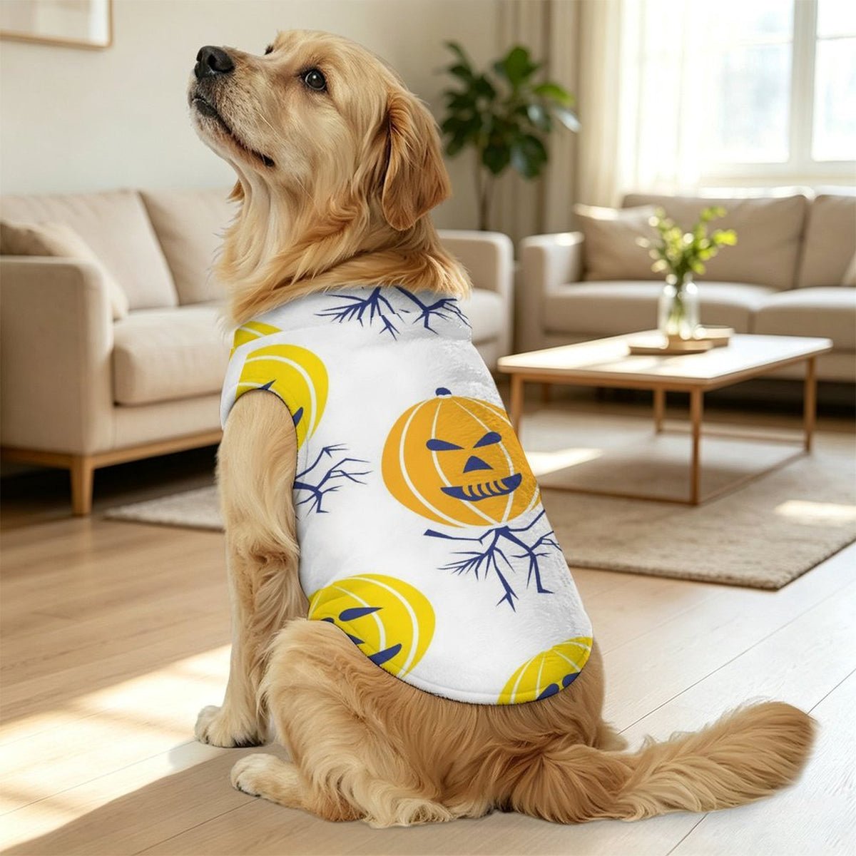 Large Dog Fleece Vest with Custom Print Option