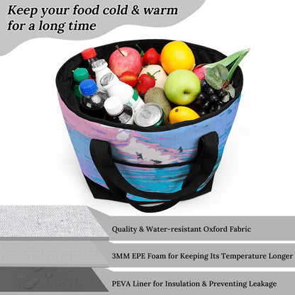 Personalized Heavy-Duty Insulated Grocery Bag and Cooler Tote