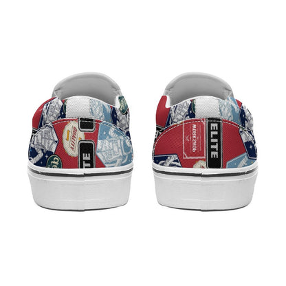 Custom Slip-On Canvas Shoes | Personalized Loafers for Men & Women