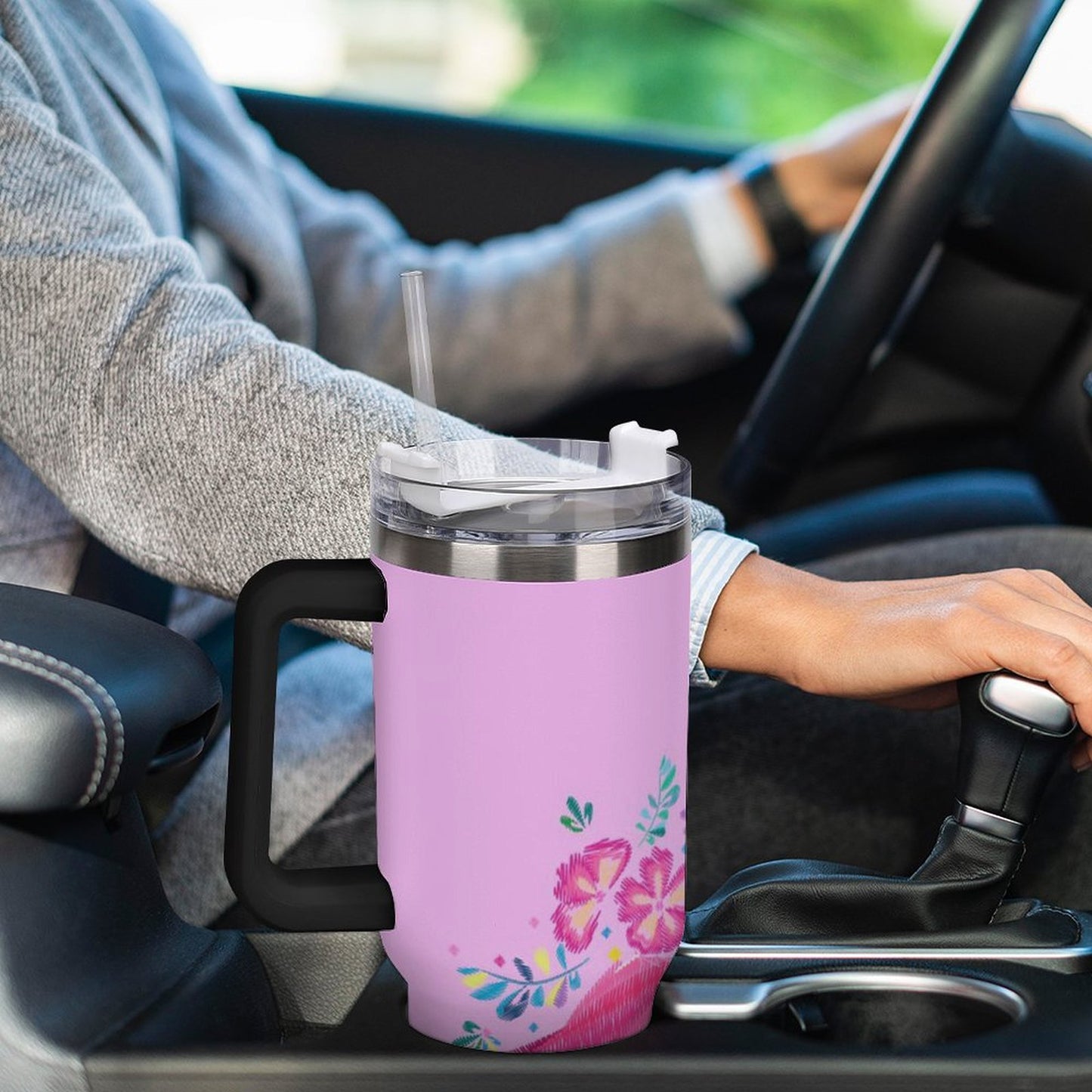 Personalized 40oz Insulated Tumbler | Custom Photo Stainless Steel Cup
