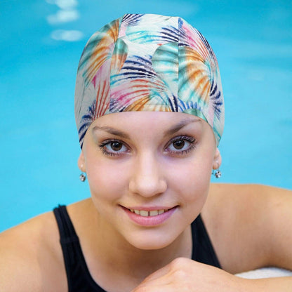 Custom Print Swim Cap | Personalized Polyester Spandex Swim Hat