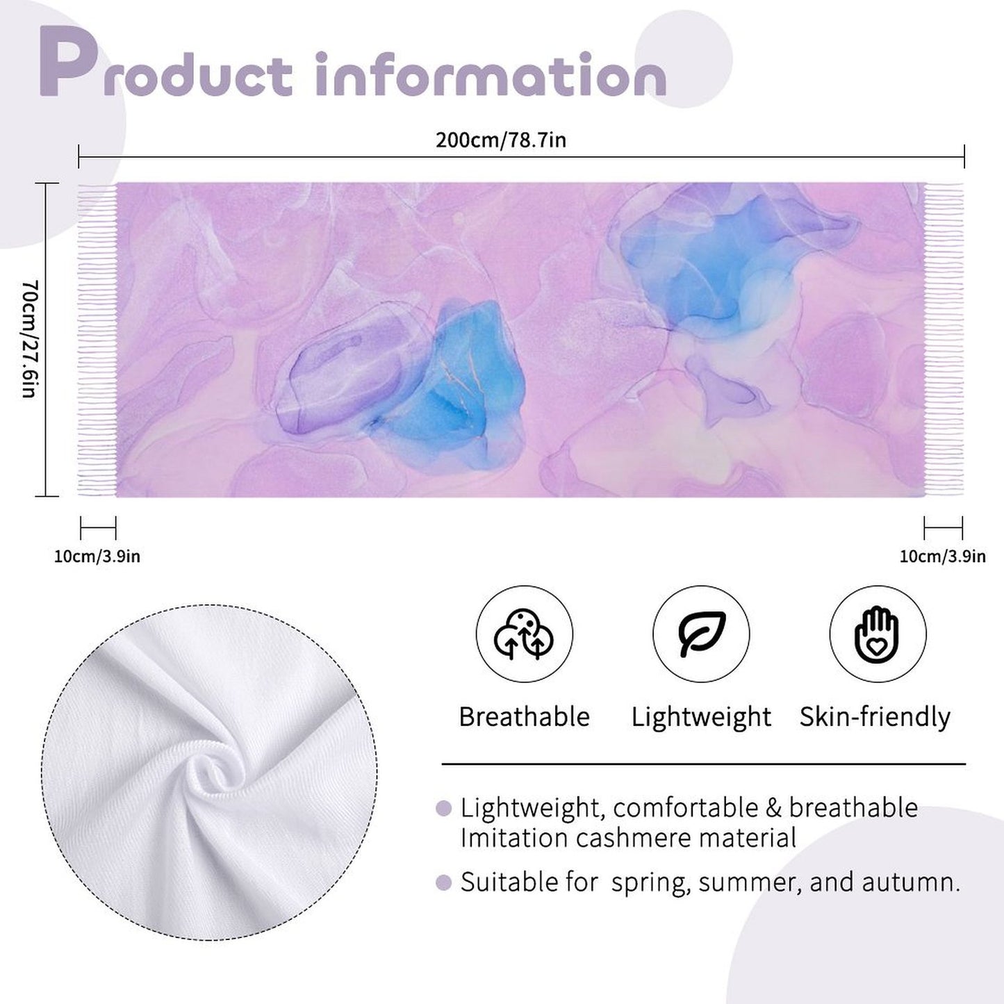 Custom Scarf | Personalized with Your Photo, Art, or Design