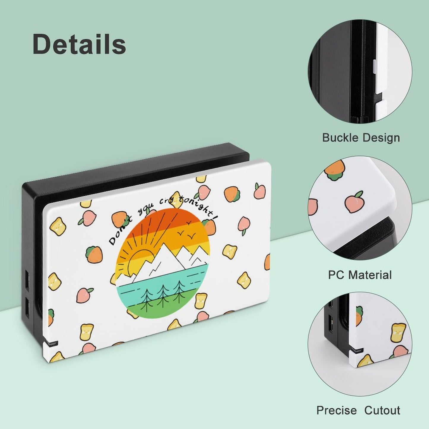 Custom Nintendo Switch Dock Faceplate | Personalized Dock Cover
