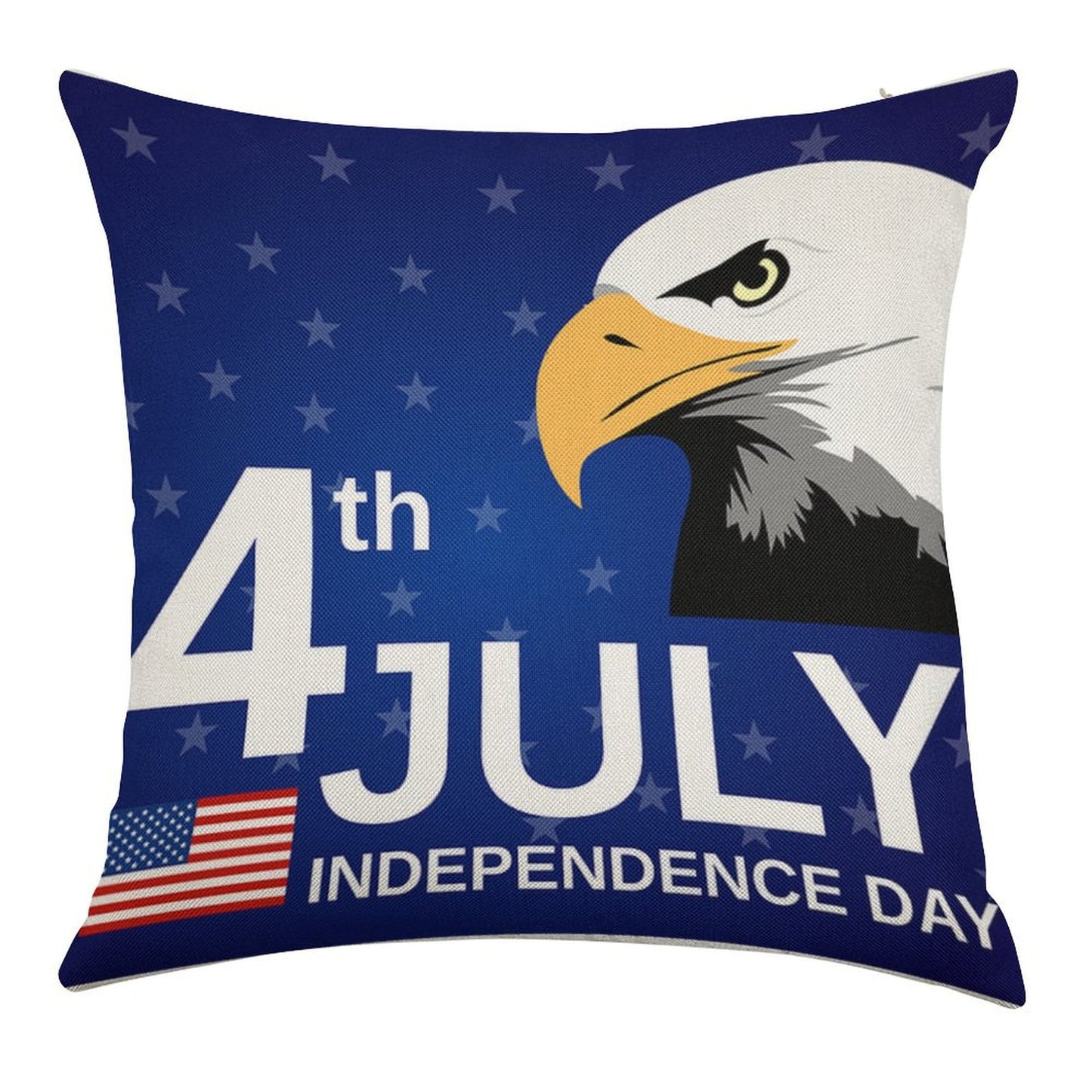 Personalized Faux Linen Throw Pillow Covers (Set of Two)