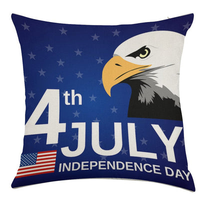 Personalized Faux Linen Throw Pillow Covers (Set of Two)