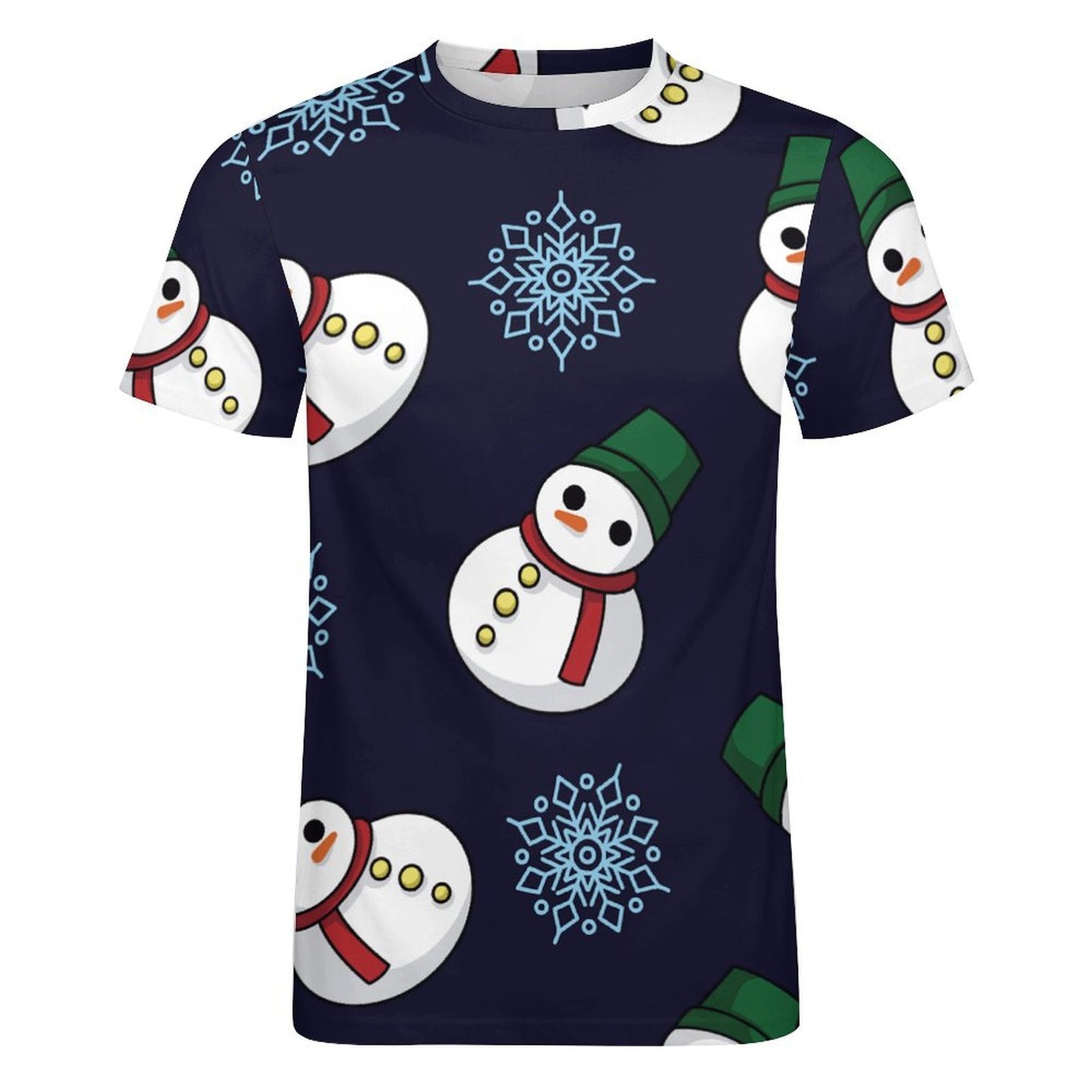 Custom All-Over Print Men's Cotton T-Shirt | Design Your Own Tee