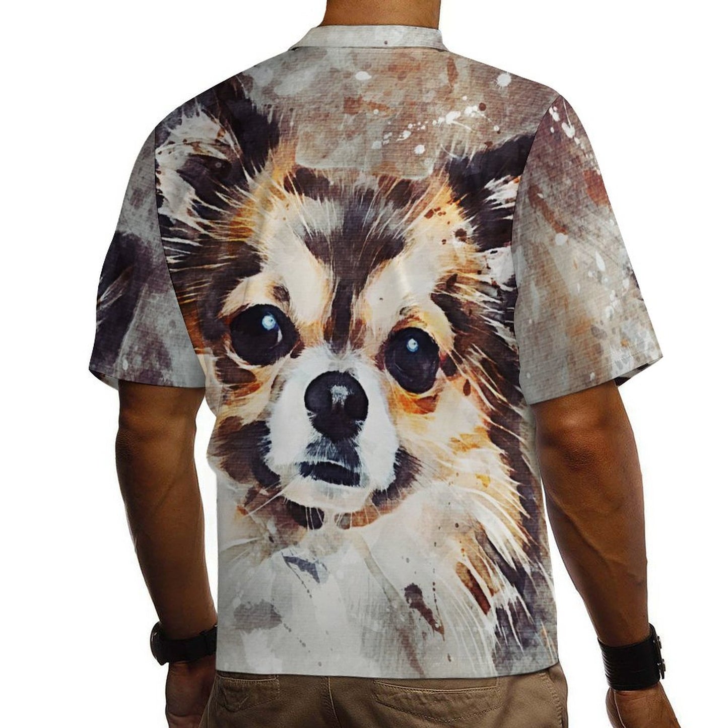 Custom All-Over Print Cotton Cuban Shirt | Personalized DTG Camp Shirt
