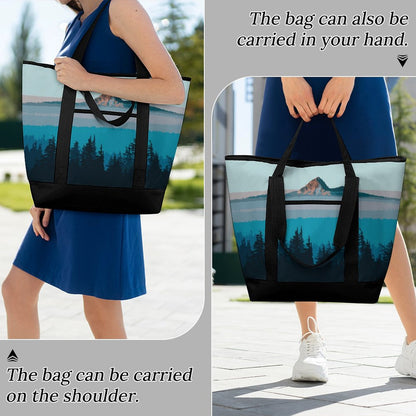 Custom Insulated Shopping Bag | Personalized Large Grocery Tote