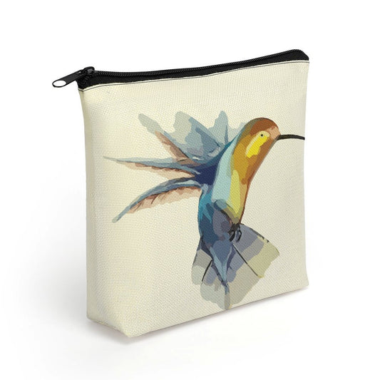 Custom Linen Cosmetic Bag | Personalized Photo Makeup Pouch