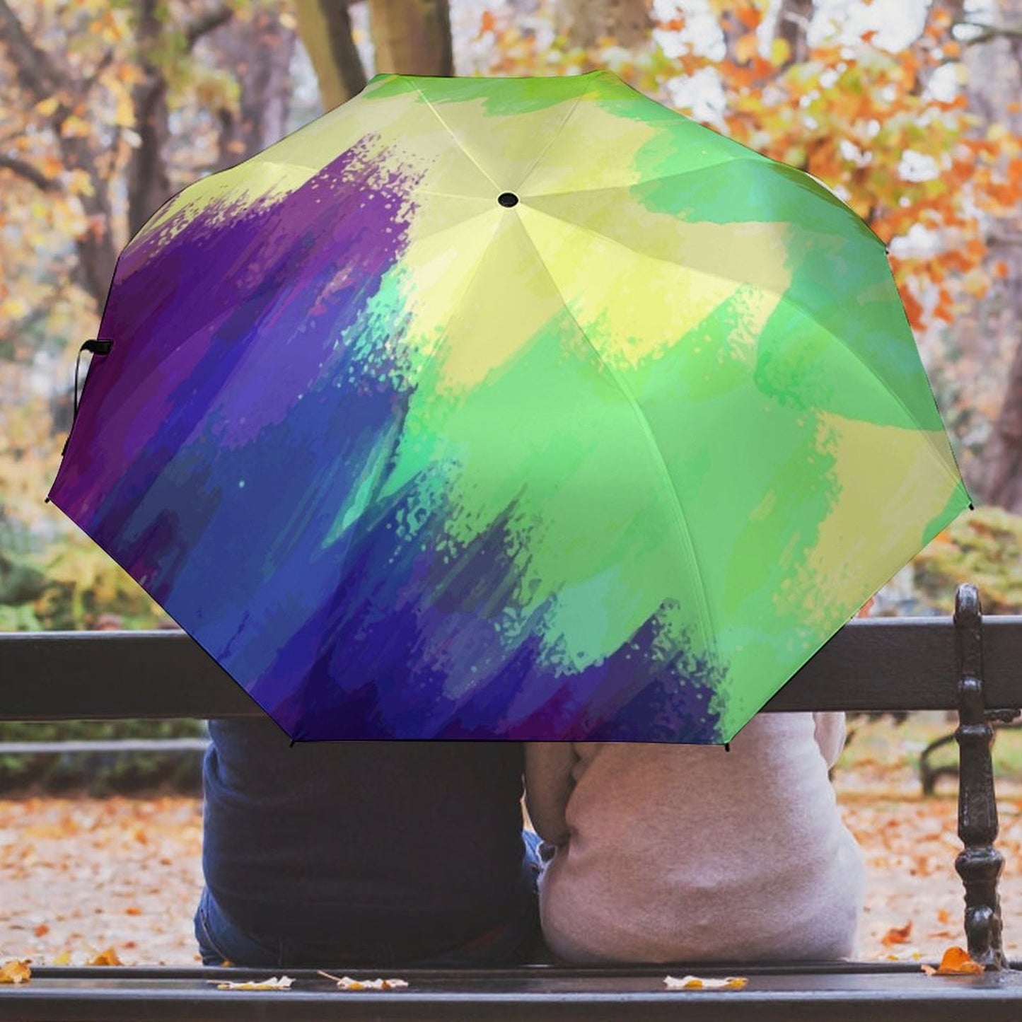Custom Golf Umbrella with Photo | Automatic Windproof & UV Umbrella