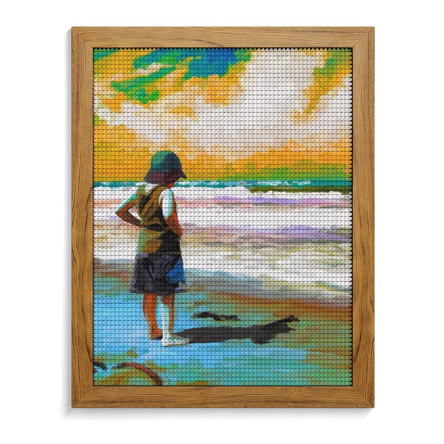 Custom Framed Diamond Painting | Square Drill Portrait Kit