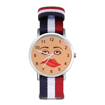 Custom Photo NATO Strap Nylon Weave Watch