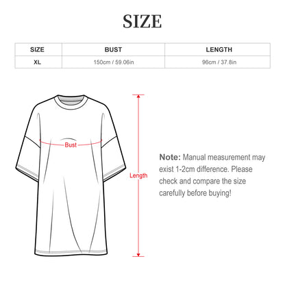Custom Plus Size Nightgown | Personalized Ice Silk Sleep Dress for Women