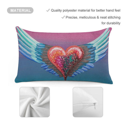 Luxurious Customizable Short Plush Oblong Pillowcases (Set of Two) - 12"x20"