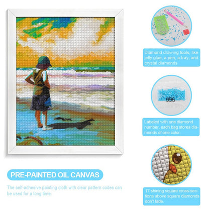 Custom Framed Diamond Painting | Square Drill Portrait Kit