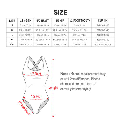 Custom One Piece Swimsuit Adjustable Strap | Tummy Control Monokini