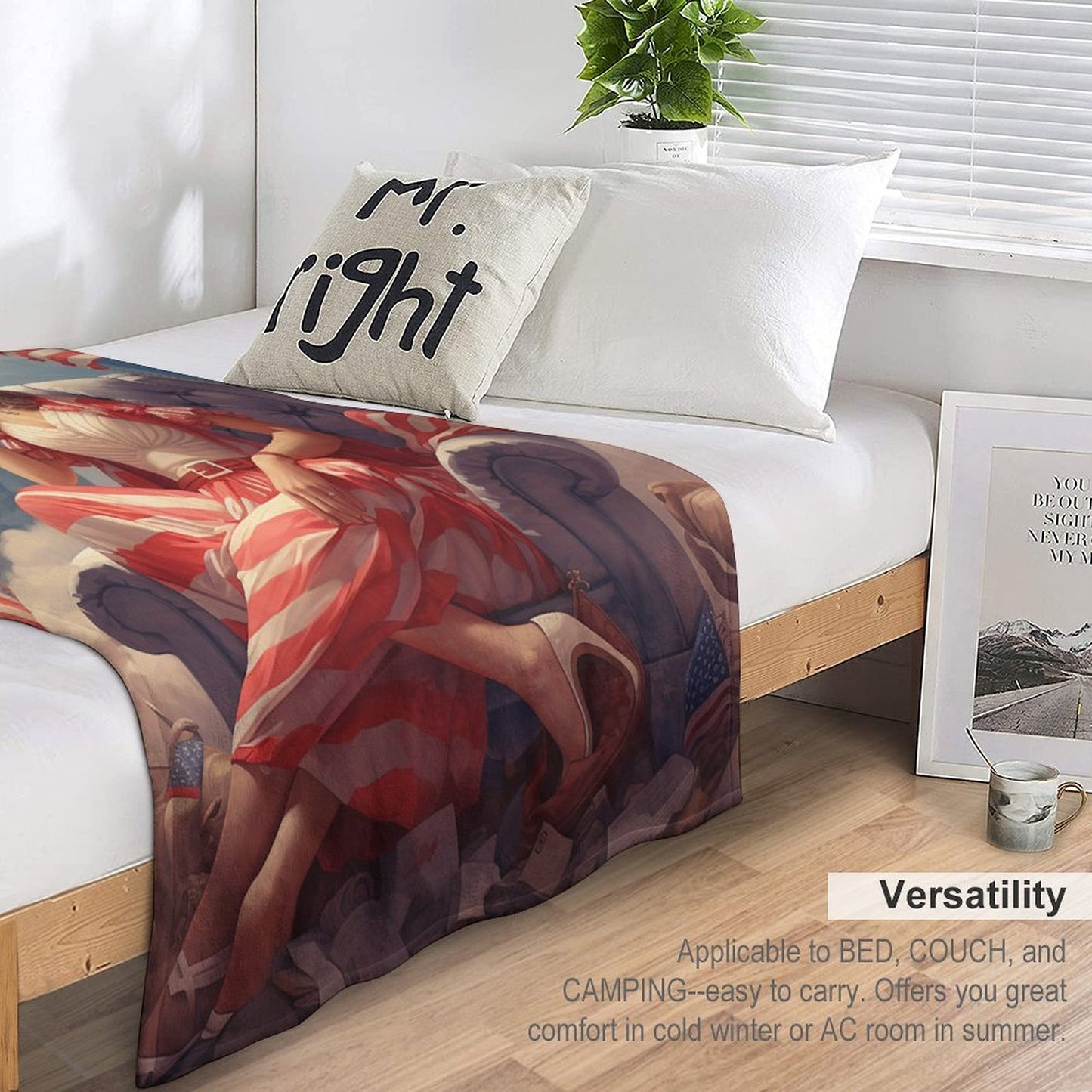 Personalized Photo Flannel Blanket - Ultra Soft Custom Throw - Upload Your Image!