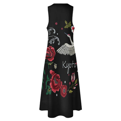Custom Photo Maxi Dress | Personalized Sleeveless Long Dress