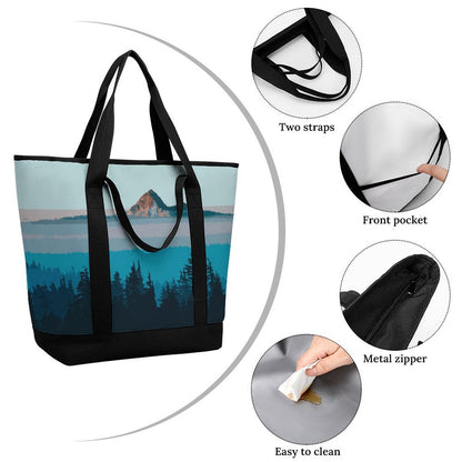Custom Insulated Shopping Bag | Personalized Large Grocery Tote