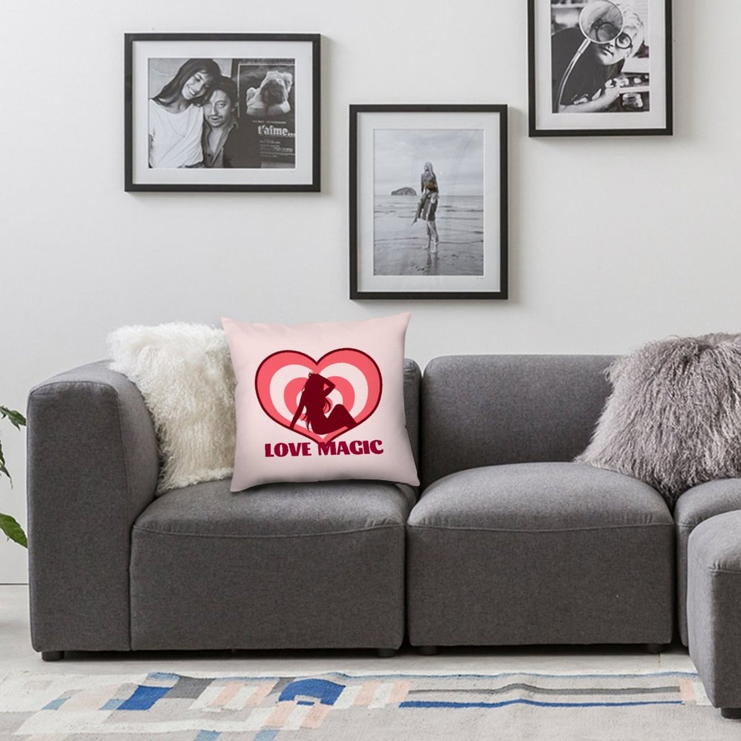 Personalized Double-Sided Polyester Throw Pillow Case | HD Print Decor