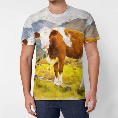 Custom All Over Print T-Shirt | Personalized Photo Tee | Ice Silk Fabric