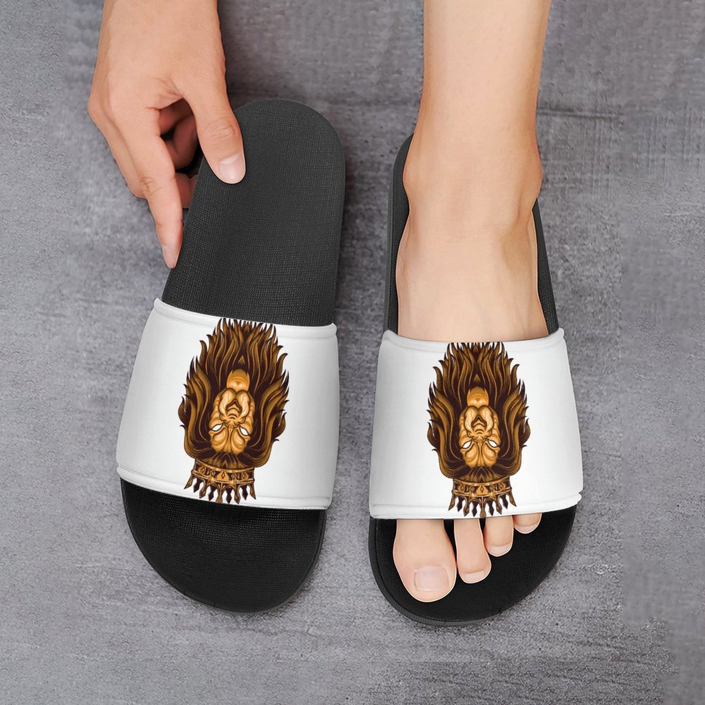 Custom PVC Home Slippers | Personalized Unisex Slides