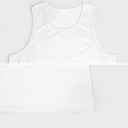 Custom All-Over Print Tank Top | Personalized Brushed Milk Silk Vest