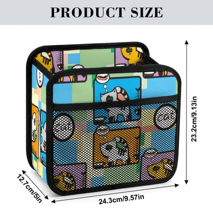 Custom Car Seat Organizer | Premium PU Leather Storage Bag