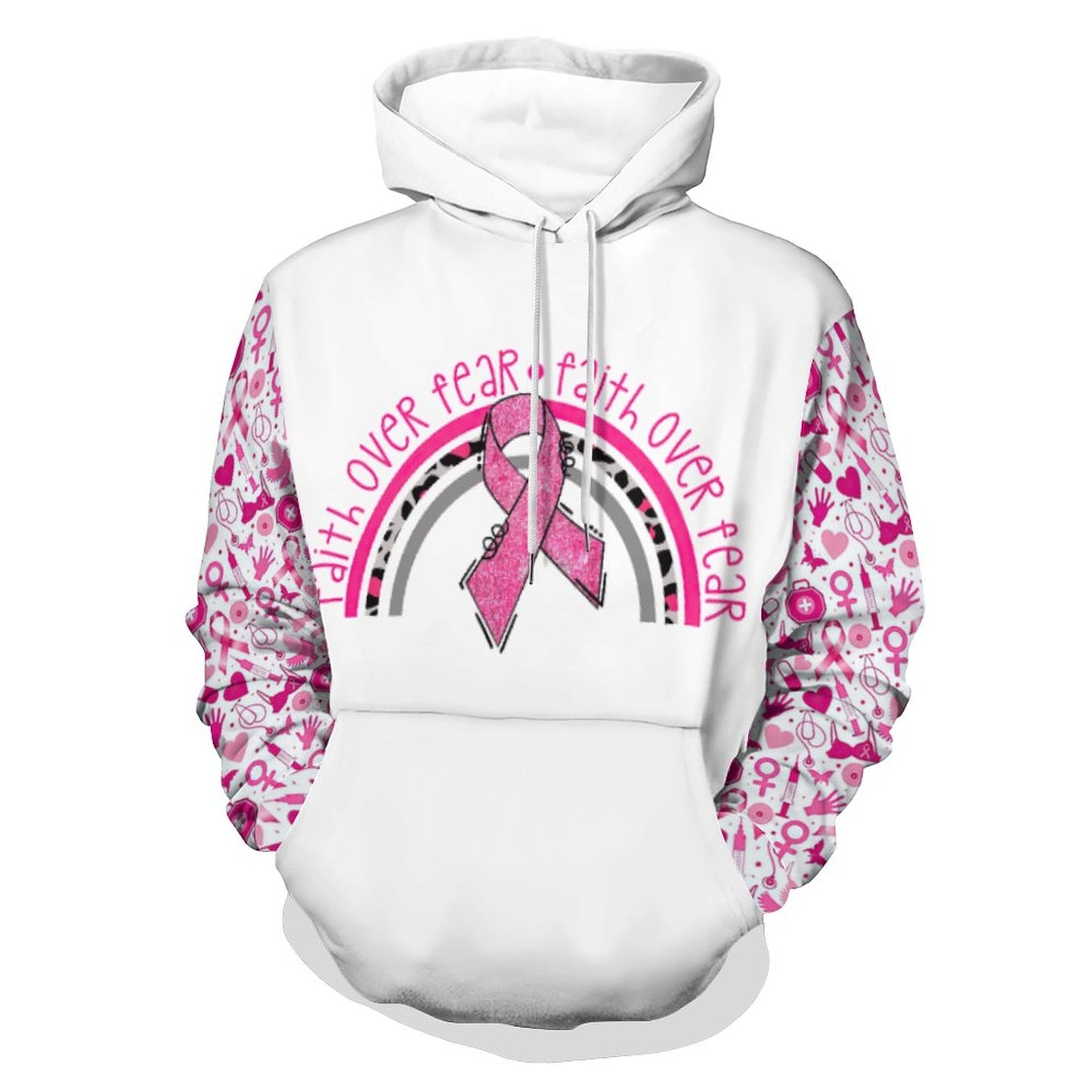 Custom French Terry All-Over Print Hoodie | Structured Streetwear