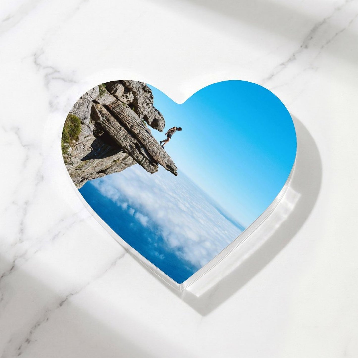 Acrylic Standing Ornament with Custom UV Print for Personalized Desk and Home Decor