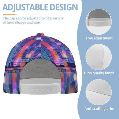 Design a Custom Kids Baseball Cap | Seamless All-Over Print