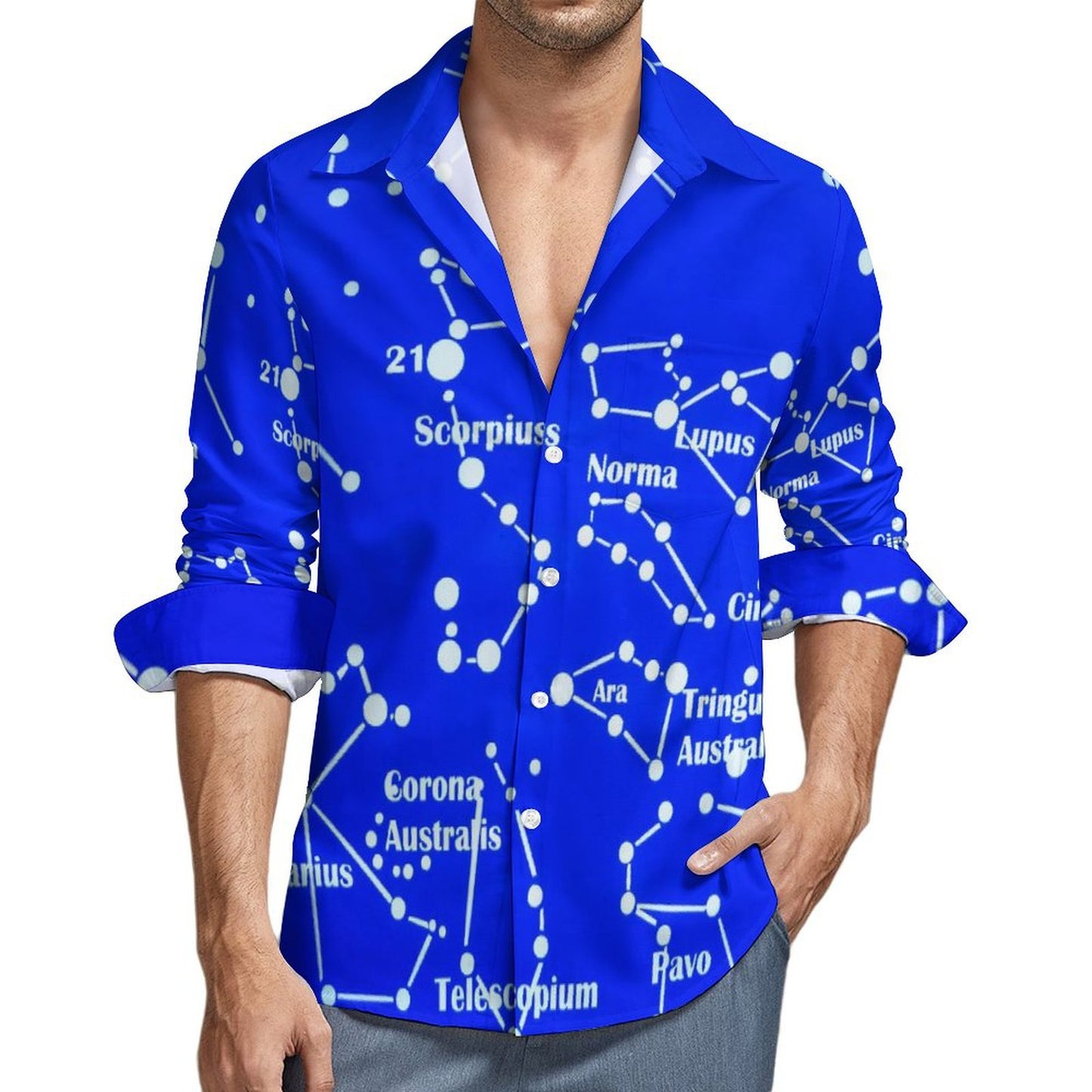 Custom Linen-Blend Shirt | Personalized Men's Casual Button-Down