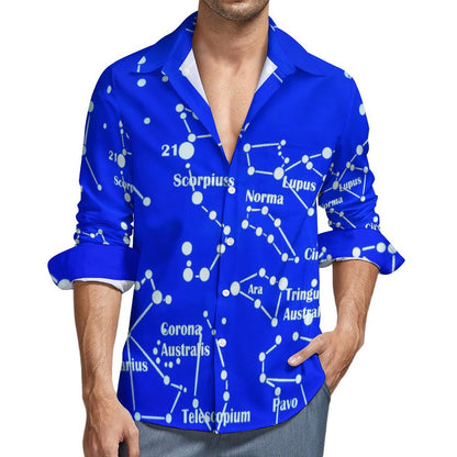 Custom Linen-Blend Shirt | Personalized Men's Casual Button-Down