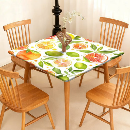 Custom Fitted Square Tablecloth for Patio, Dining & Events