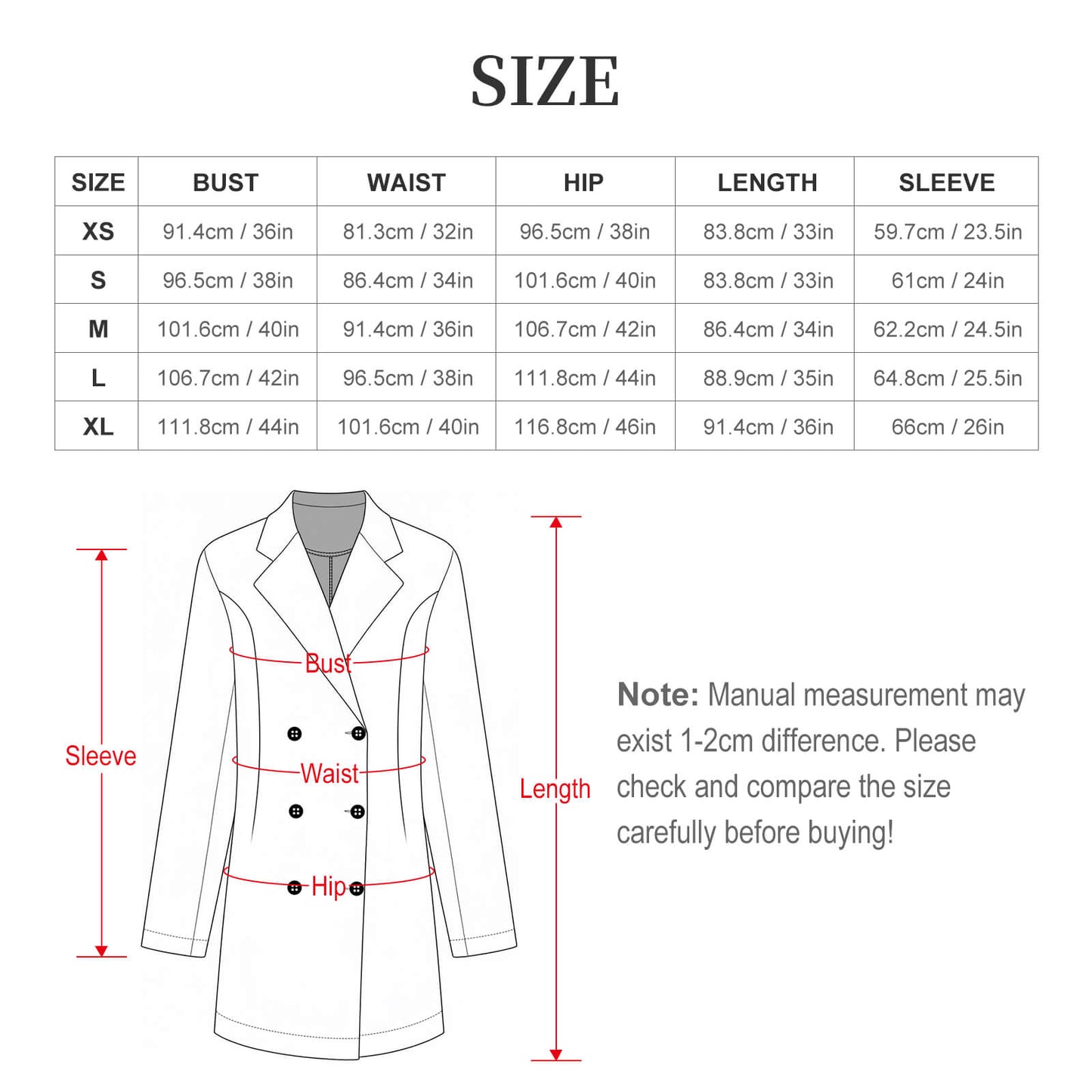 Custom Print Double-Breasted Blazer Dress for Women