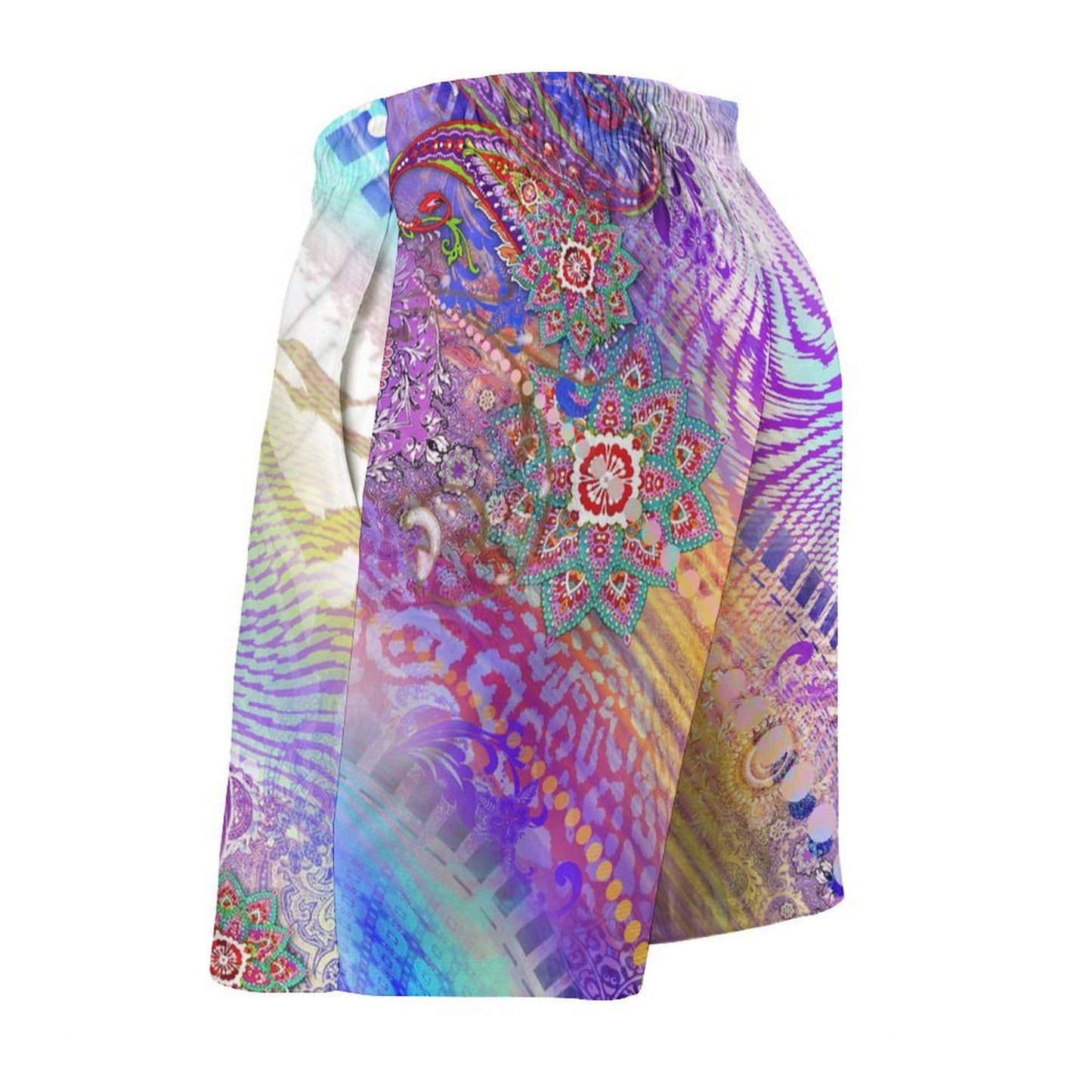 Custom Men's Casual Beach Shorts | Personalized Peach Skin Swim Trunks