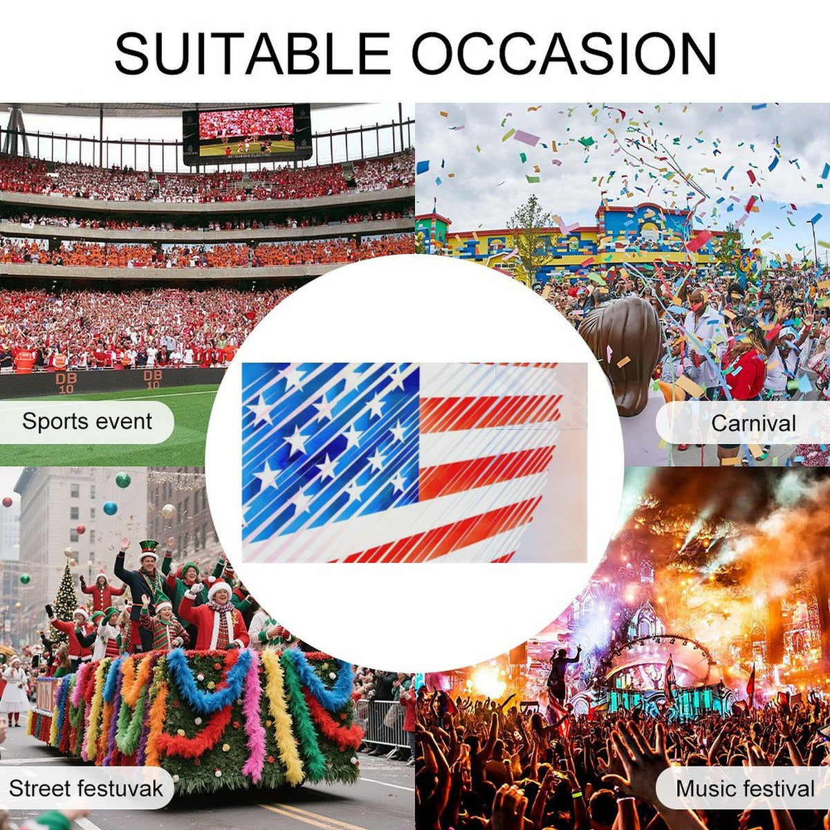 Custom Printed Wearable Flag Cape for Sports, Cosplay and Events