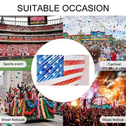 Custom Printed Wearable Flag Cape for Sports, Cosplay and Events