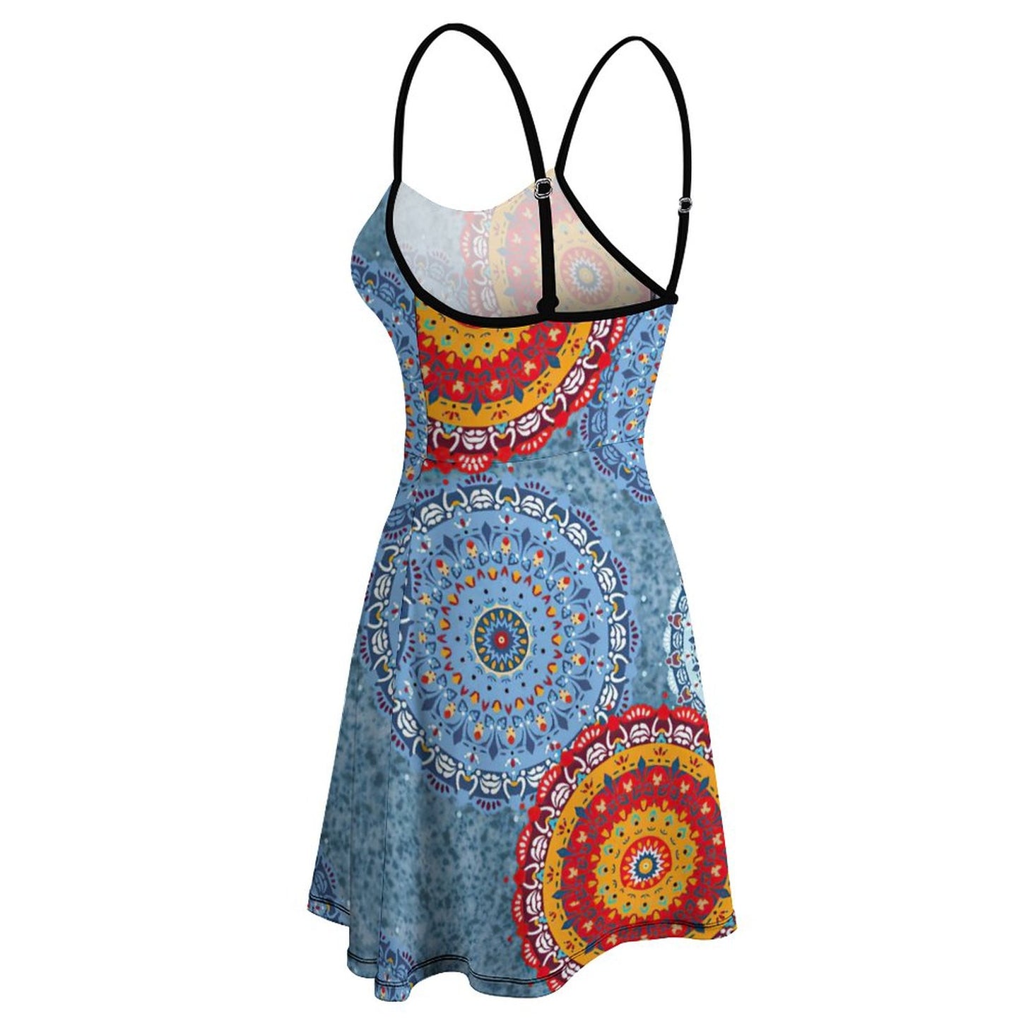 Custom Adjustable Spaghetti Strap Skater Dress | Fit & Flare Cami