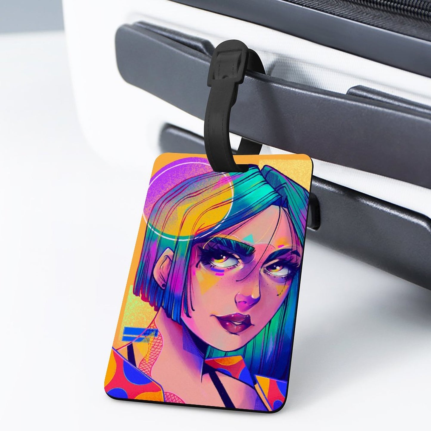 Custom TPU Luggage Tags | Personalized Travel Bag ID Label