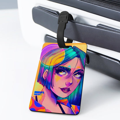 Custom TPU Luggage Tags | Personalized Travel Bag ID Label