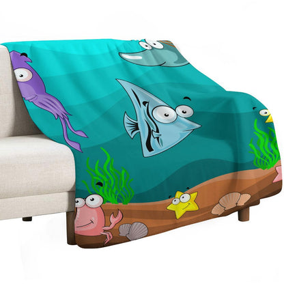 Custom Photo Sherpa Blanket | Personalized Fleece Throw with Picture