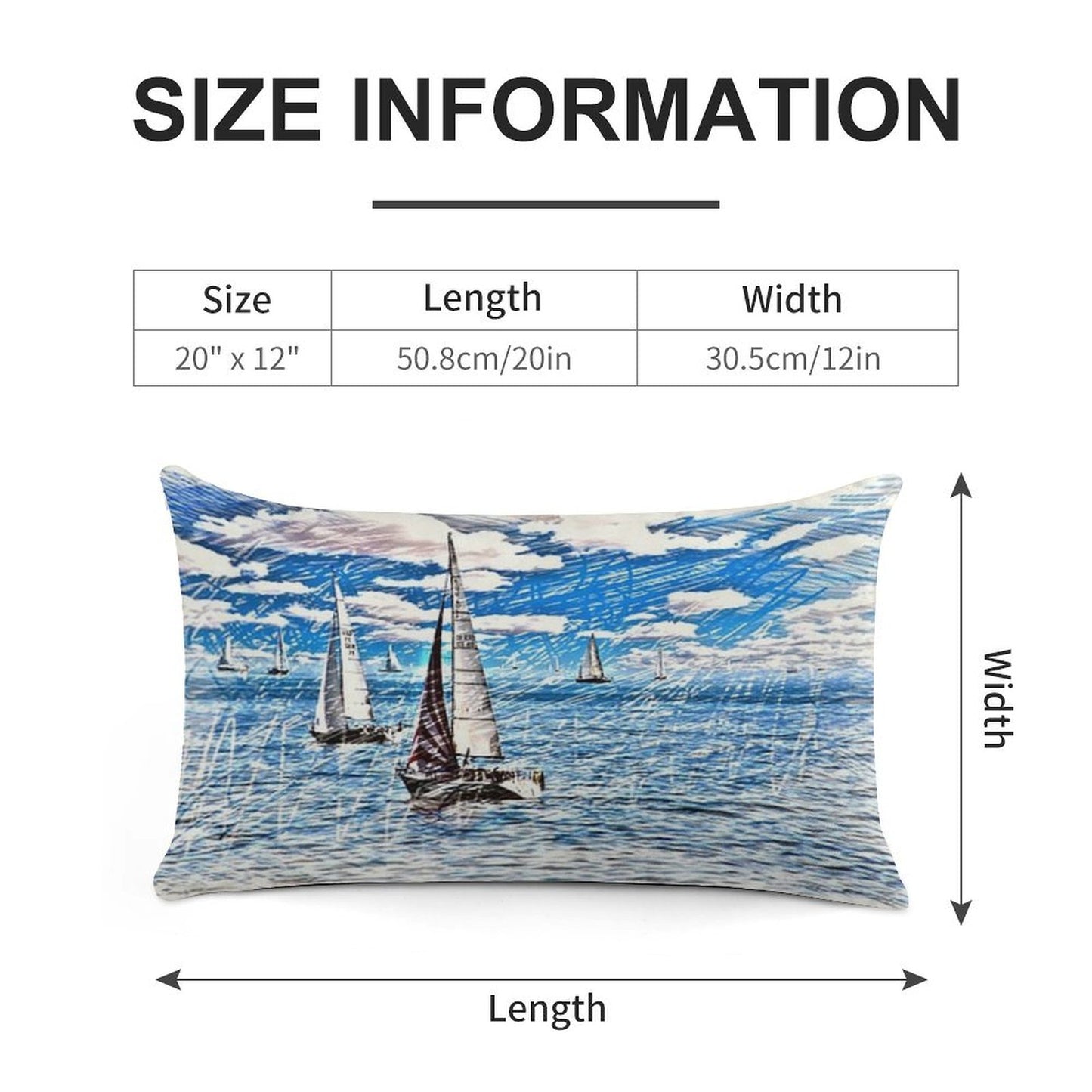 Luxurious Customizable Short Plush Oblong Pillowcases (Set of Two) - 12"x20"