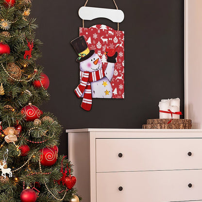 Your Photo as Custom Wooden Christmas Wall Art | A Rustic Holiday Scene