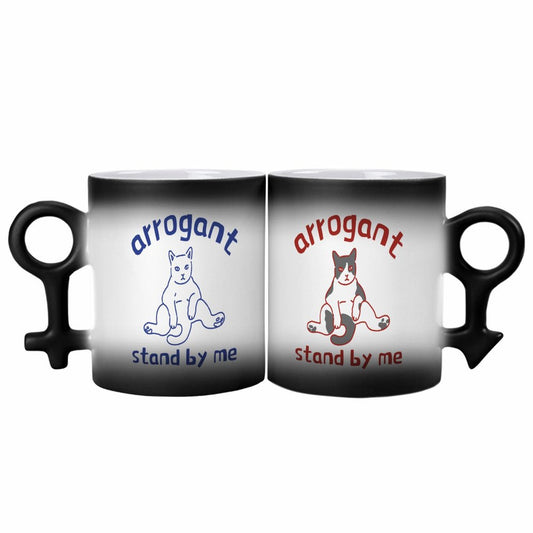 Custom Heat Changing Mug Set Couples | Photo Reveal Gift