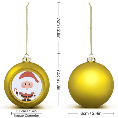 Create a Custom Christmas Ball Ornament | Your Photo on a Bauble
