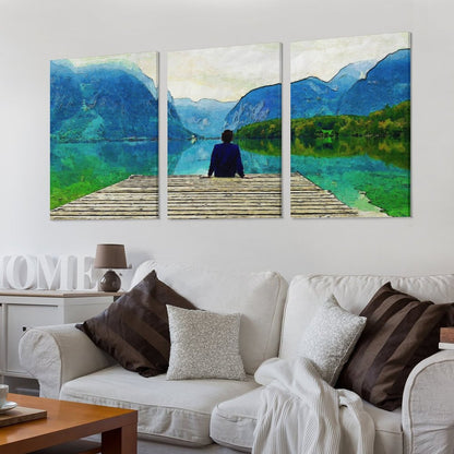 3 Panel Split Canvas | Turn Your Vertical Photo into Triptych Wall Art