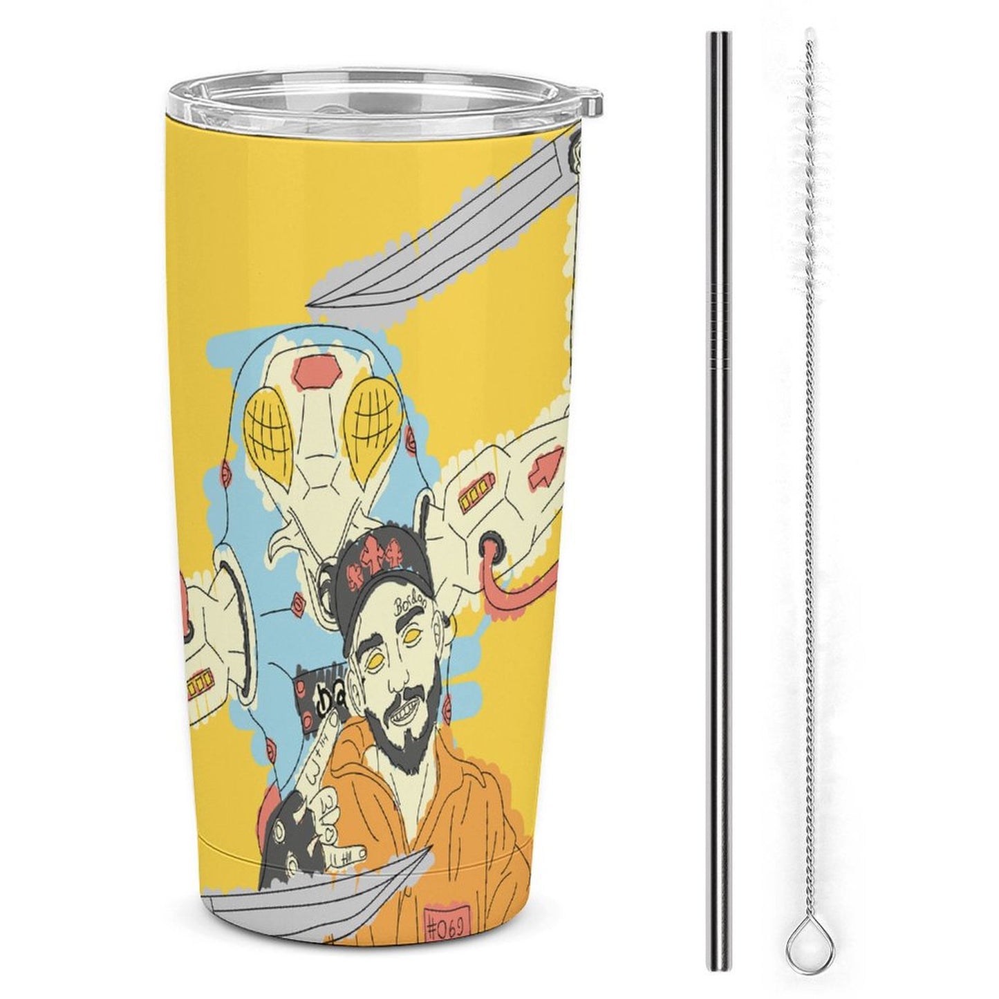 Custom All-Print 304 Stainless Steel Car Cup | Personalized Travel Mug