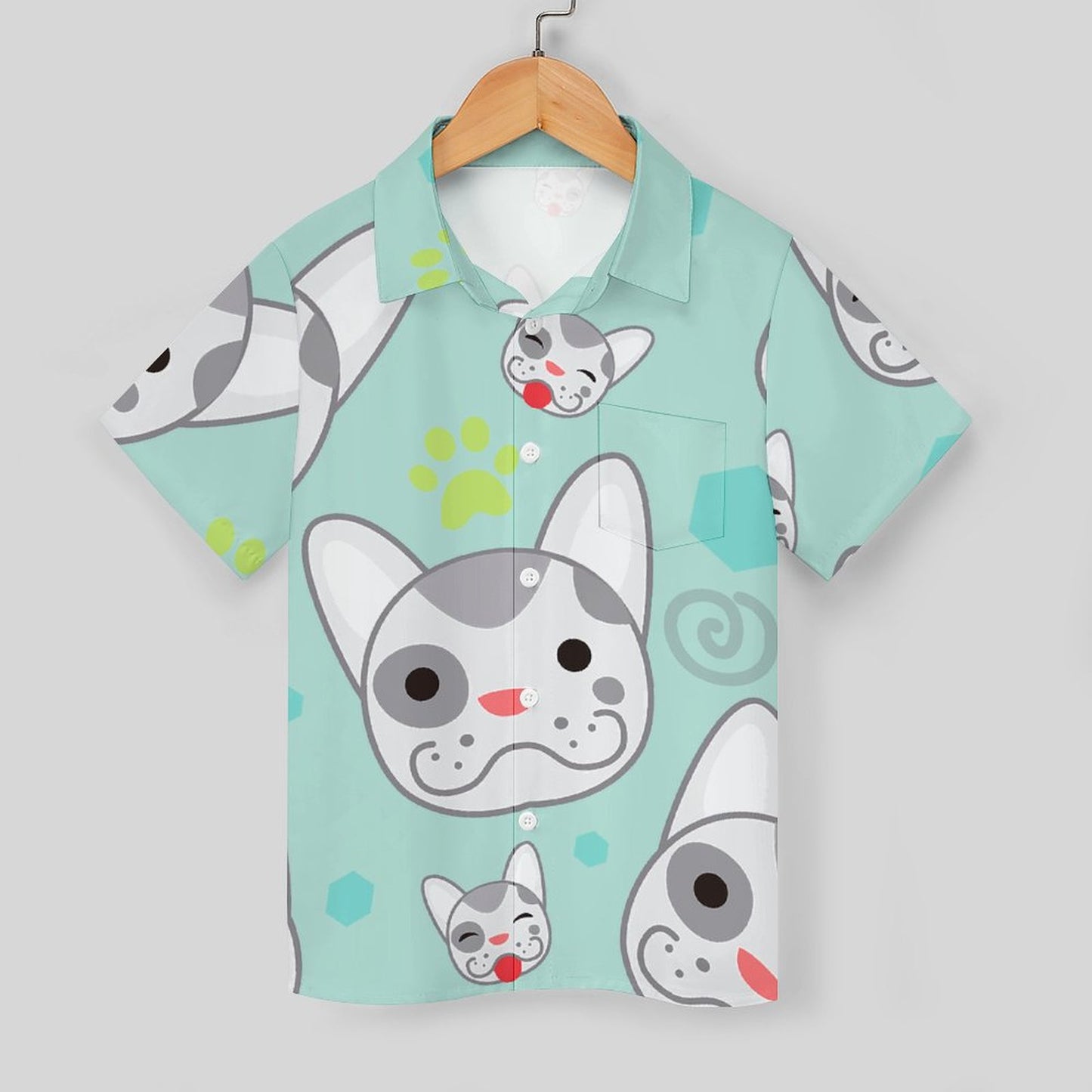 Custom Kids' Collared Shirt | Personalized Photo Button-Down Top